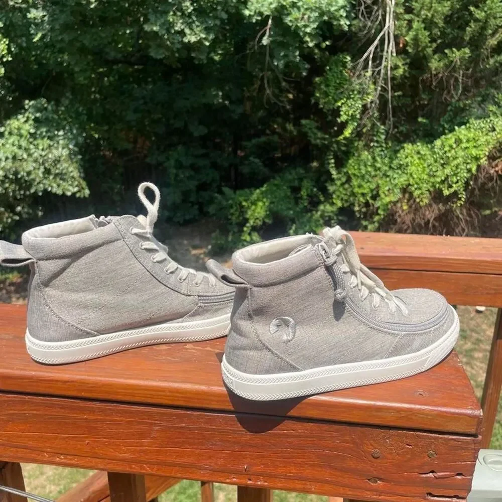Billy Footwear Grey High Top Support Sneakers